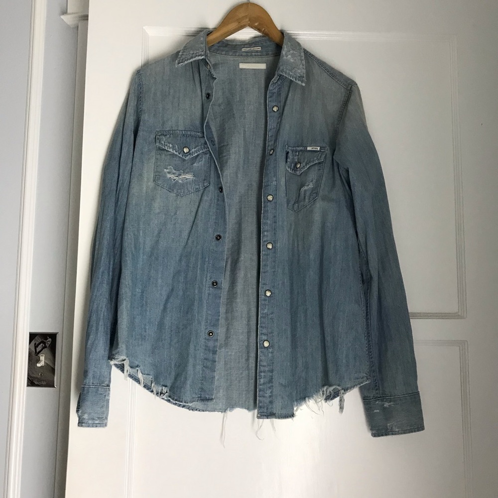 MOTHER denim shirt